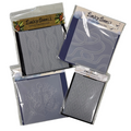 Funky Fossil Set of 4 3D Embossing Folders - Diamond Dots, Unravelled, Floral Anchor & Cable Knit