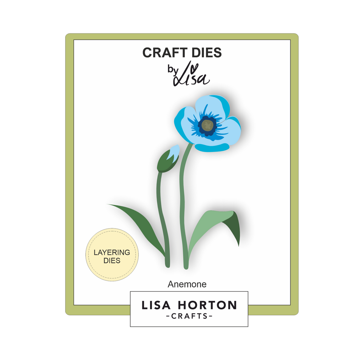 Lisa Horton Crafts Layering Dies - Anemone, Echinacea, Magnolia and Fantasy Blooms