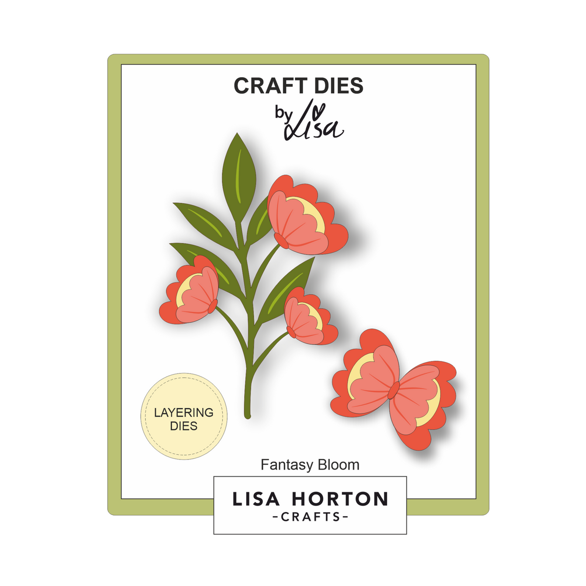 Lisa Horton Crafts Layering Dies - Anemone, Echinacea, Magnolia and Fantasy Blooms