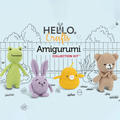 Hello Crafts Backyard Amigurumi Collection Crochet Kit - Frog, Bunny, Chick & Teddy Bear