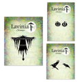 Lavinia Stamps Midnight Coven - Harlan, Murk, Mist , Poe & Noctis Stamps