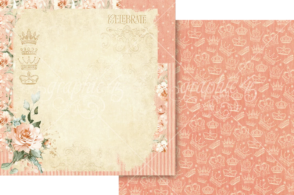 Graphic 45 Always & Forever 12" x 12" Collection Pack - 24 Double Sided Sheets